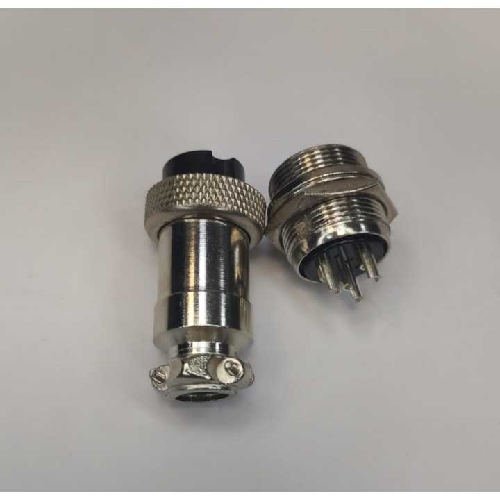 Conector MICROFON MARE 3 Pini set Mama+Tata 20 mm