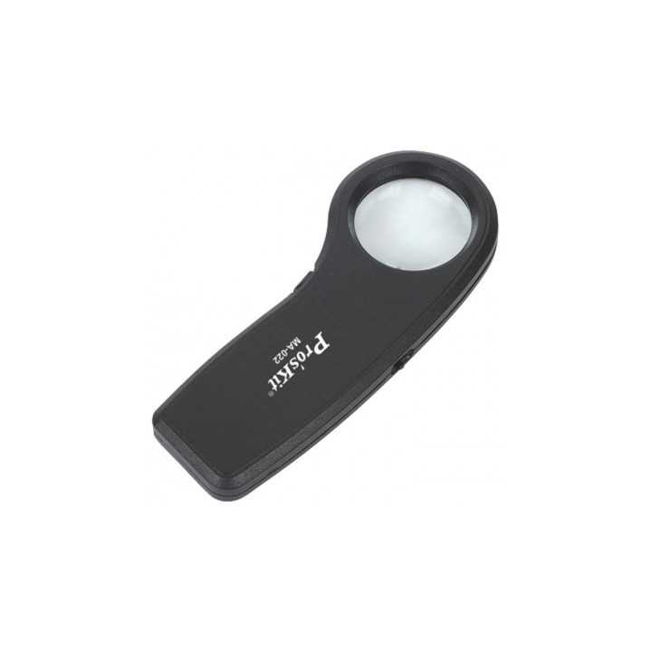 Lupa de mana 27mm 7.5X 26 dioptrii cu bec 26 dioptrii Pro`sKit