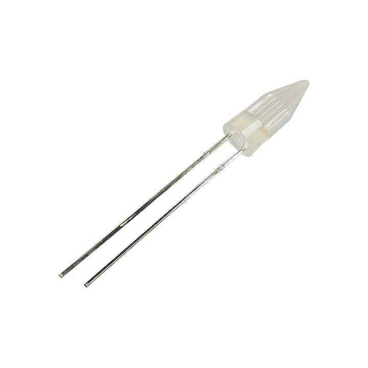 LED 5mm lumina galbena imitare efect lumanare cu clipire 220-330mcd 2.5-5V OPTOSUPPLY OSY5MK58K2B