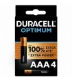 Set baterii alcaline AAA R03 DURACELL OPTIMUM 4buc MX2400