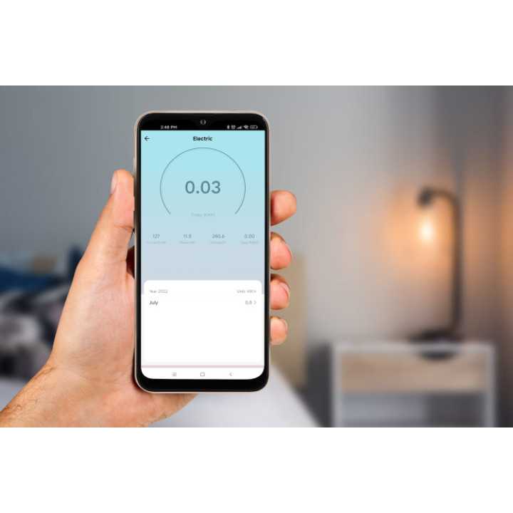 Priza Smart WIFI CONNECT P3 TUYA Kruger&Matz +timer/masurare consum de energie