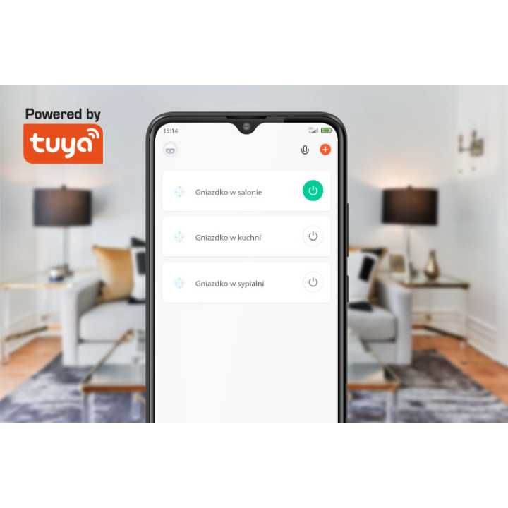 Priza Smart WIFI CONNECT P3 TUYA Kruger&Matz +timer/masurare consum de energie