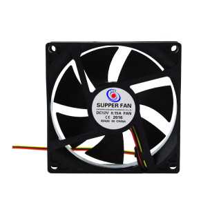 Ventilator 80x80x25mm cu 2 fire 12V 0.25A pe lagar Vapo KF8025H12S DALBI