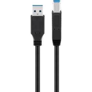 Cablu imprimanta SuperSpeed Gbit/s USB3.0 A tata - USB B tata 1m Goobay 95719