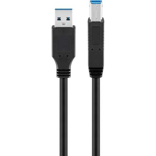 Cablu imprimanta SuperSpeed Gbit/s USB3.0 A tata - USB B tata 1m Goobay 95719