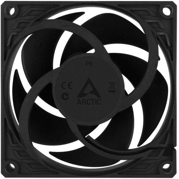 Ventilator ARCTIC P8 80x80x25mm 5000rpm PWM 4-pin negru ACFAN00286A