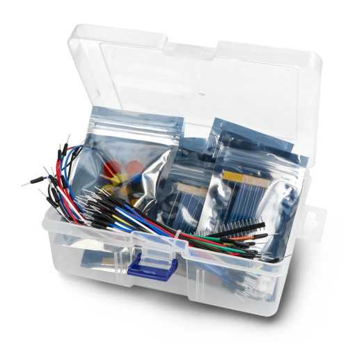 Set de elemente prototip pentru circuite electronice cu Arduino sau alte microcontrolere