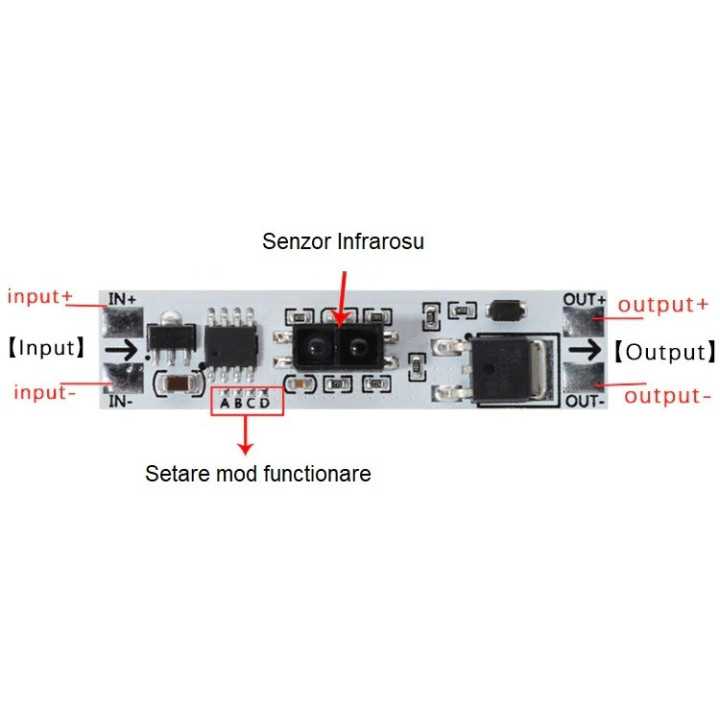 Intrerupator / variator TOUCH LESS fara atingere 5V-24V 3A