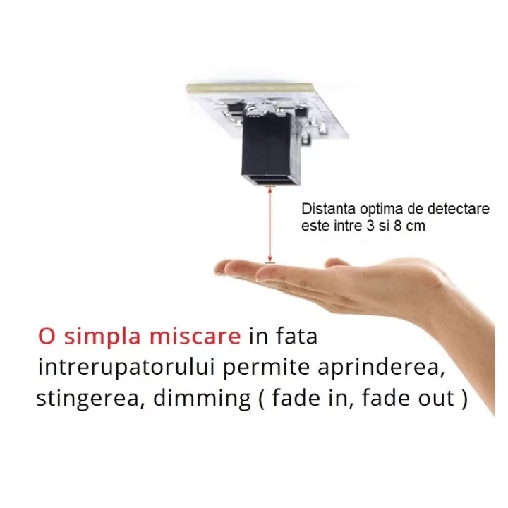 Intrerupator / variator TOUCH LESS fara atingere 5V-24V 3A