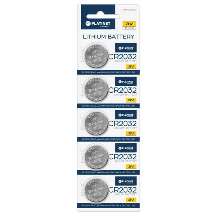 Set baterii CR2032 3V PLATINET 5buc blister