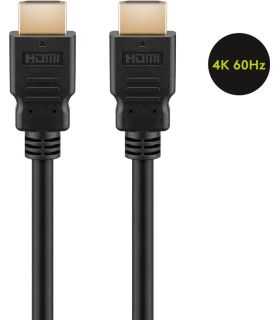 Cablu HDMI V2.0 4K Ultra HD 60Hz 2160p ARC Ethernet 15+1p tata - HDMI 15+1p tata aurit 7.5m Goobay
