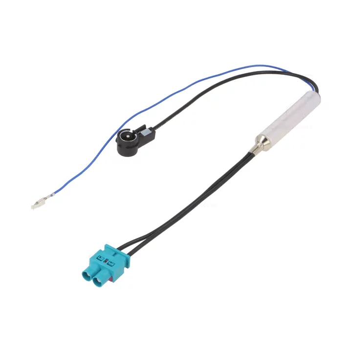 Separator antena Fakra mufa dubla - ISO mufa in unghi ZRS-SAF2-ISO 4CARMEDIA