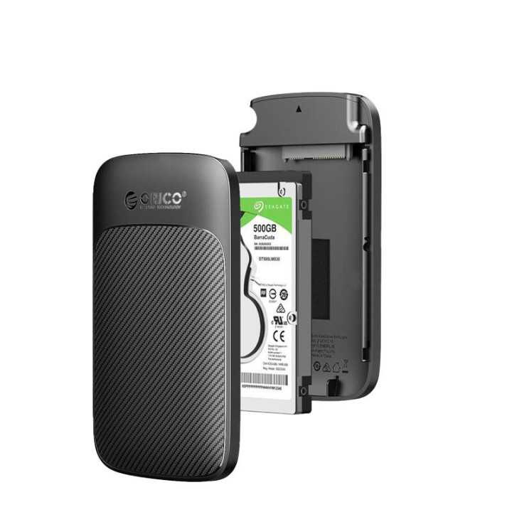 Rack HDD/SSD USB3.0 2.5" SATA Orico 2020U3-V1-BK negru 133x80x17mm