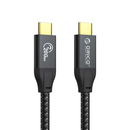 Cablu 100W USB Type C - USB Type C 2m 20Gbps 4K60H negru Orico CM32-20-BK
