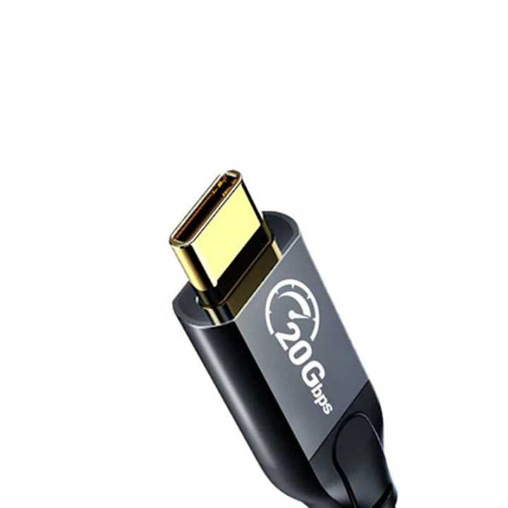 Cablu 100W USB Type C - USB Type C 2m 20Gbps 4K60H negru Orico CM32-20-BK