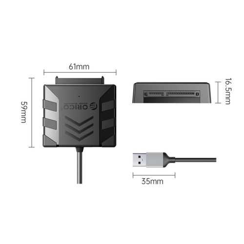 Adaptor SSD/HDD USB2.0 2.5" Orico UTS1-2A-05-BK negru