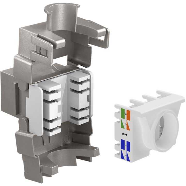 Keystone modul RJ45 CAT6A STP 22-26AWG pentru cablu 5-9 mm Goobay 95900