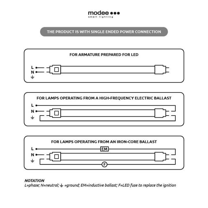 Tub LED T8 10W 1200lm 600mm lumina naturala 4000K Modee ML-T8G4000K600-10WA