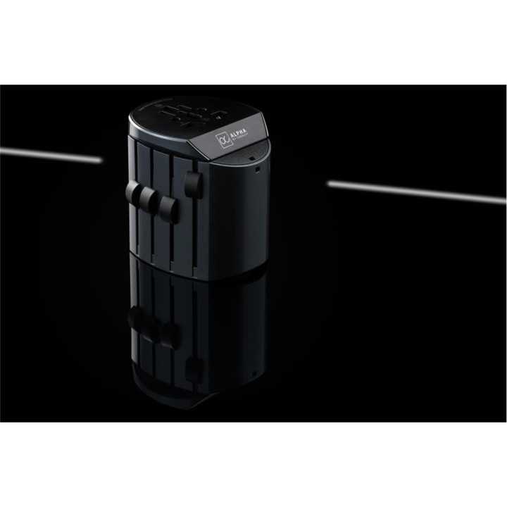 Adaptor priza universal Skross Alpha 1.1041 Australia China Marea Britanie SUA Japonia Elvetia Italia Brazilia