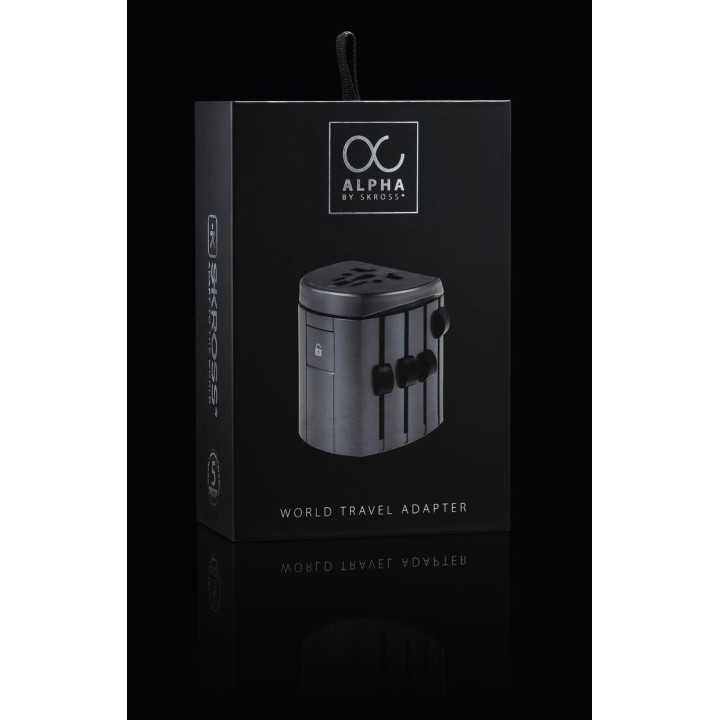 Adaptor priza universal Skross Alpha 1.1041 Australia China Marea Britanie SUA Japonia Elvetia Italia Brazilia