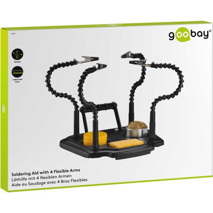 Stativ cu 4 brate flexibile + 3 accesorii Goobay 61669