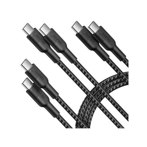 Set cabluri USB type C - USB type C 100W 3buc 1.2m +2x 2m negru Choetech MIX00108 Choetech