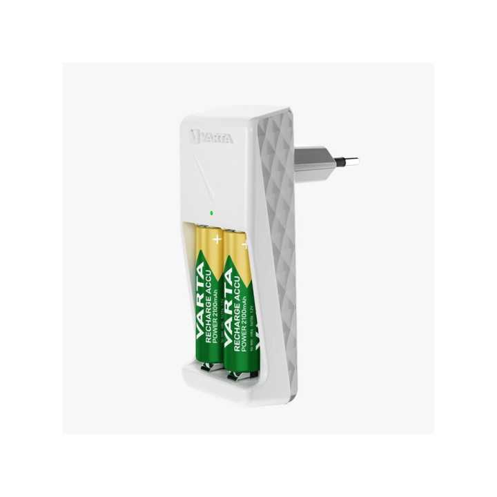 Incarcator Varta Mini Charger 57656 2x AA/AAA NiMH + 2 acumulatori AA 2100mAh
