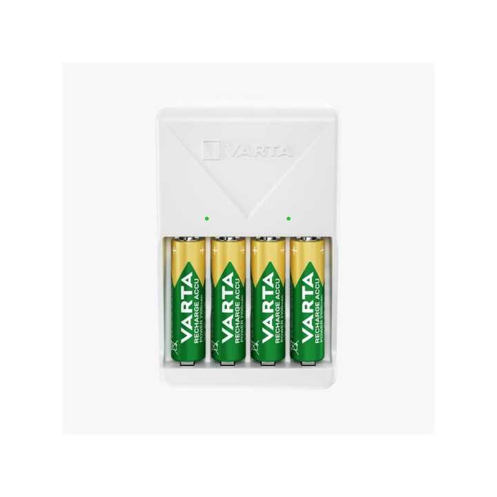 Incarcator Varta Plug Charger 57657 2 4x AA/AAA NiMH + 4 acumulatori AA 2100mAh