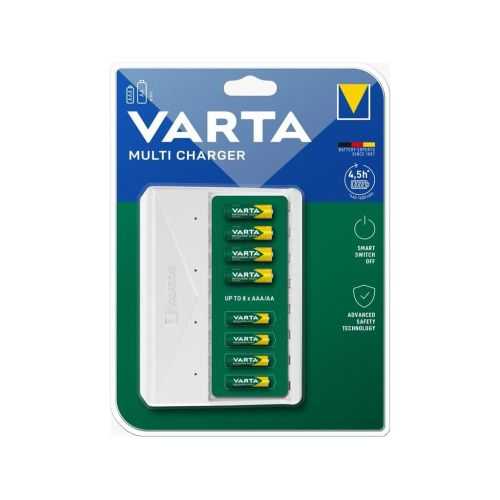 Incarcator Varta Multi Charger 57659 2 4 6 sau 8x AA/AAA NiMH cablu USB-C inclus