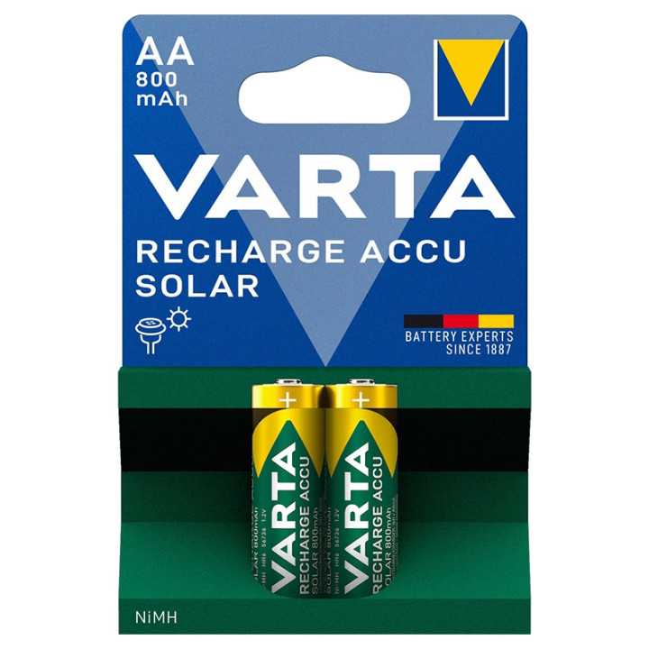 Set acumulatori AA Ni-MH 1.2V 800mAh SOLAR VARTA set 2buc