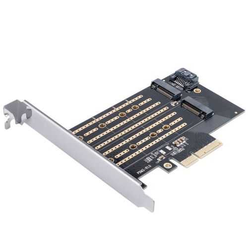 Adaptor PCI-Express - 2x M.2 NVME Orico PDM2 SSD-uri compatibile 2230/2242/2260/2280 PCI-E Channel NVME Protocol M.2/SATA M.2