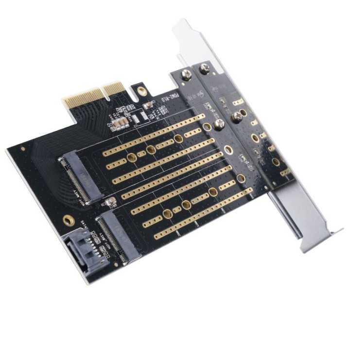 Adaptor PCI-Express - 2x M.2 NVME Orico PDM2 SSD-uri compatibile 2230/2242/2260/2280 PCI-E Channel NVME Protocol M.2/SATA M.2