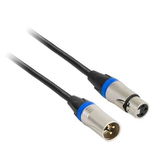 Cablu audio PROFESIONAL XLR tata - XLR mama 0.6m 18-5590 BST