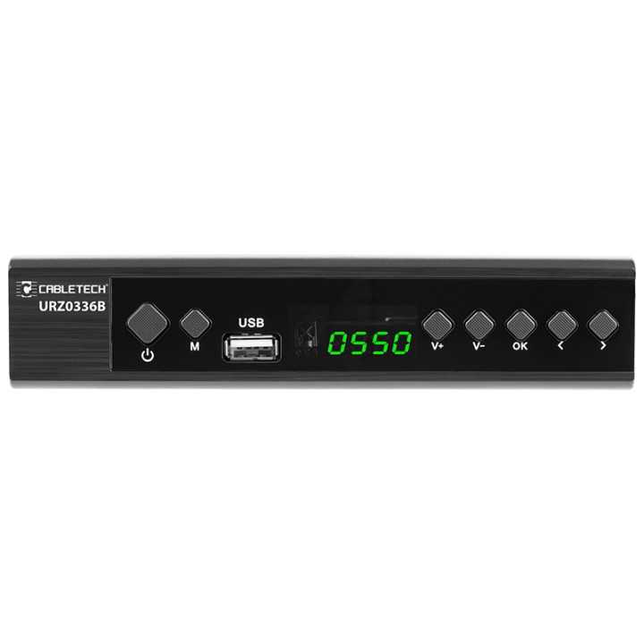 Tuner DIGITAL terestru DVB-T2/C H.265 Cabletech URZ0336B