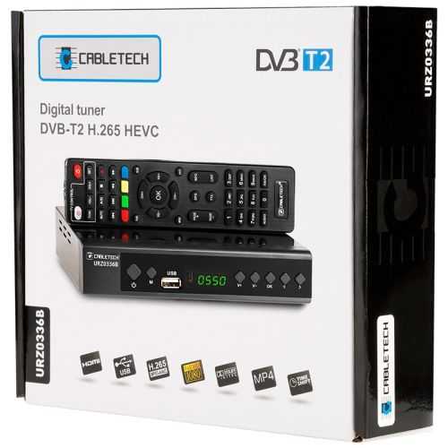 Tuner DIGITAL terestru DVB-T2/C H.265 Cabletech URZ0336B