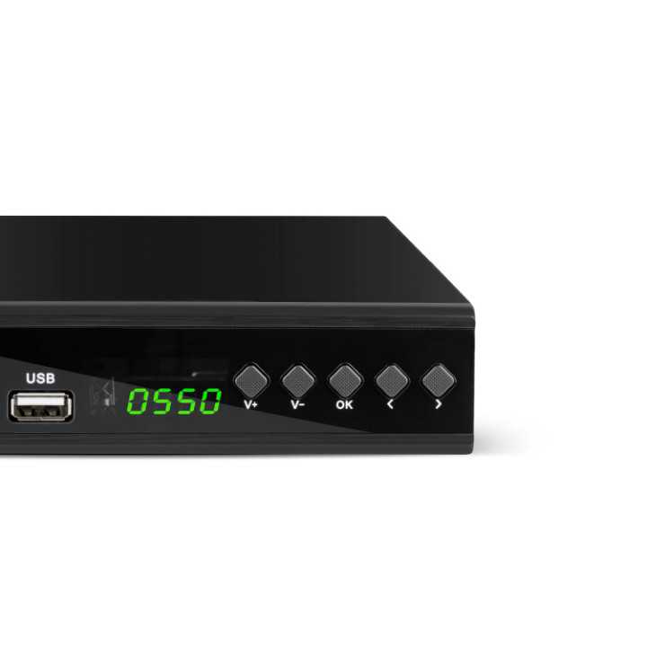 Tuner DIGITAL terestru DVB-T2/C H.265 Cabletech URZ0336B