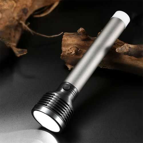 Lanterna aluminiu LED 5W gri acumulator 3.7V PLATINET PAF07