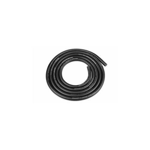 Cablu siliconic multifilar 9AWG negru 1m
