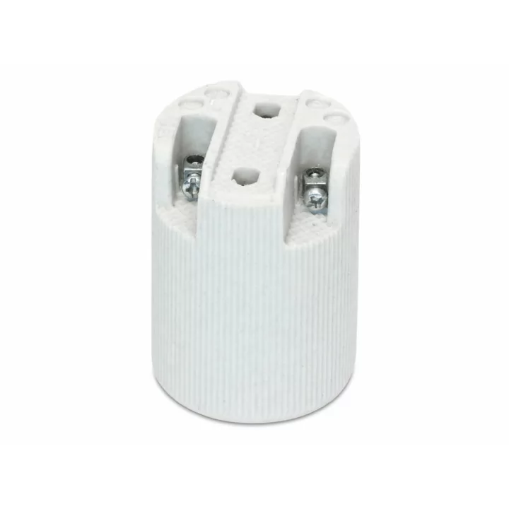 Dulie E14 portelan alb OE-14P Plastrol