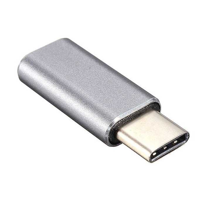 Adaptor USB3.1 USB Type C tata - micro USB mama OTG carcasa aluminiu