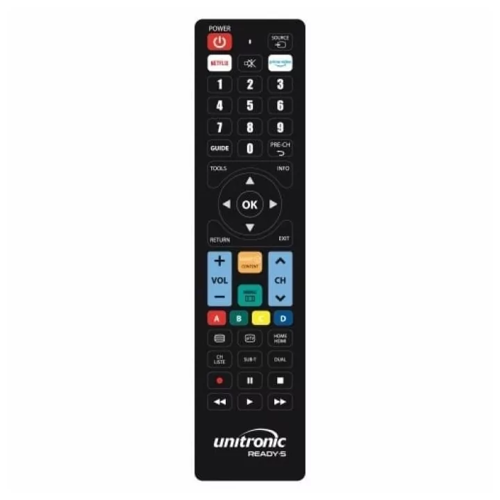 Telecomanda 1713 Unitronic universala compatibila pentru branduri multiple Ready 5 Samsung LG Sony Philips Panasonic 1713WUNI202