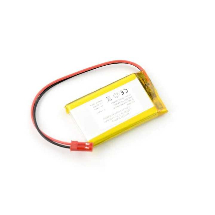 Acumulator Lithium Polymer 14160 1400mAh 1S 3.7V fir cu conector JST-BEC 54x34x7mm AKYGA Battery