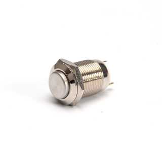 Buton antivandal OFF/(ON) 3A/250VAC fara retinere 12mm metal