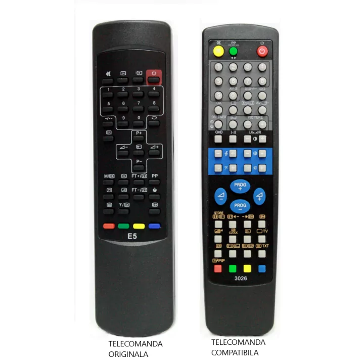 Telecomanda inlocuitoare compatibila TV NEI E5 IR513 (69)