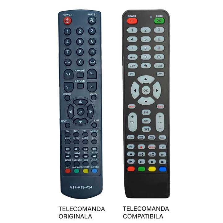 Telecomanda inlocuitoare compatibila TV Vortex V17-V19-V24 (457)