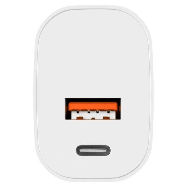 Incarcator rapid de retea USB tip A si USB type C 30W PD 3.0 + QC 3.0 Kruger&Matz KM0855