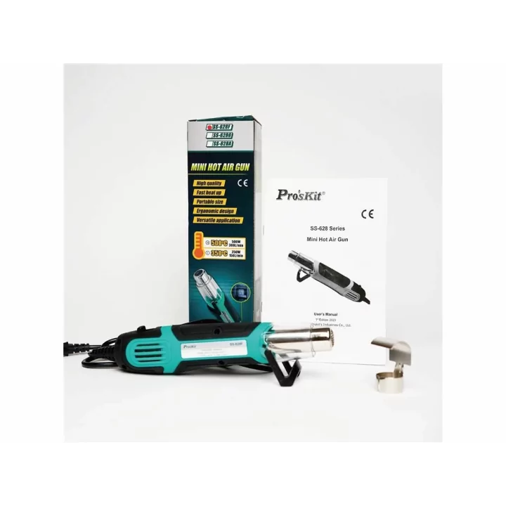 Pistol cu aer cald 250-500W Pro`sKit SS-628F