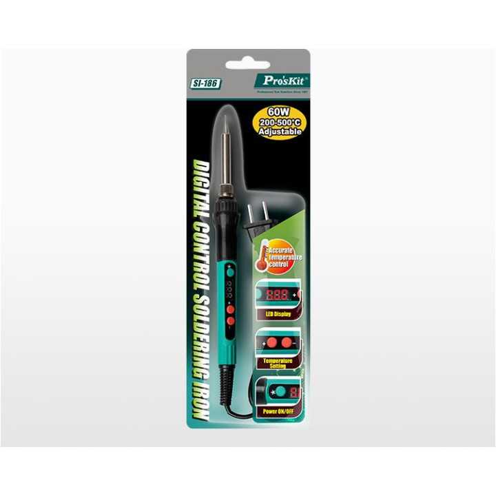 Ciocan de lipit afisaj digital control temperatura 60W Pro`sKit SI-186F