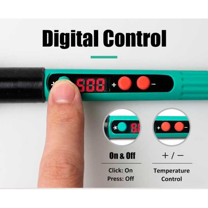 Ciocan de lipit afisaj digital control temperatura 60W Pro`sKit SI-186F