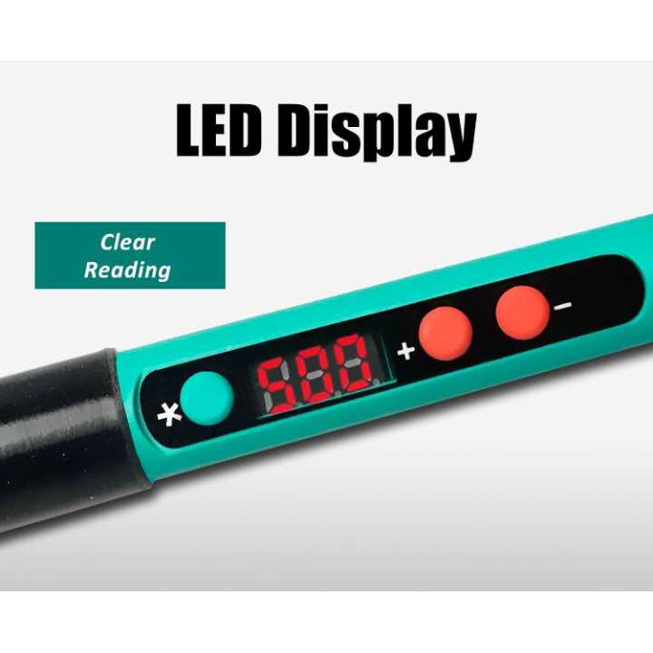 Ciocan de lipit afisaj digital control temperatura 60W Pro`sKit SI-186F